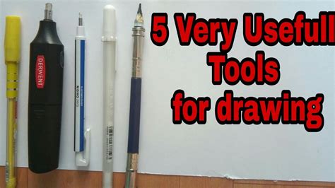 5 Very Usefull Tools For Drawing Youtube