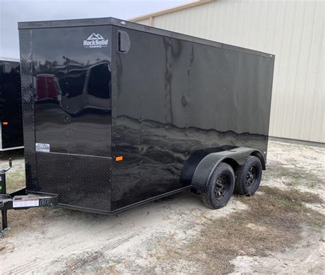 New 6x12 Blackout Package Enclosed Cargo Trailer