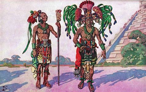 Antiguos Mayas Ilustraciones De Herbert M Herget Antiguos Mayas