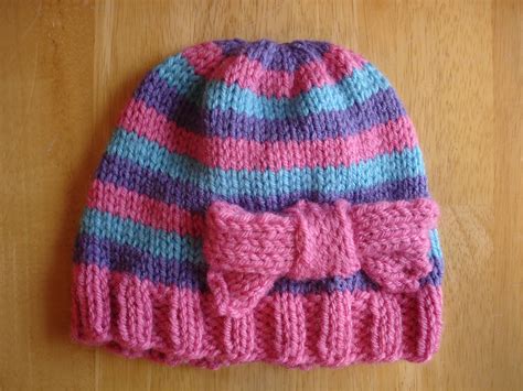 Fiber Flux Free Knitting Patternsuper Pink Toddler Hat