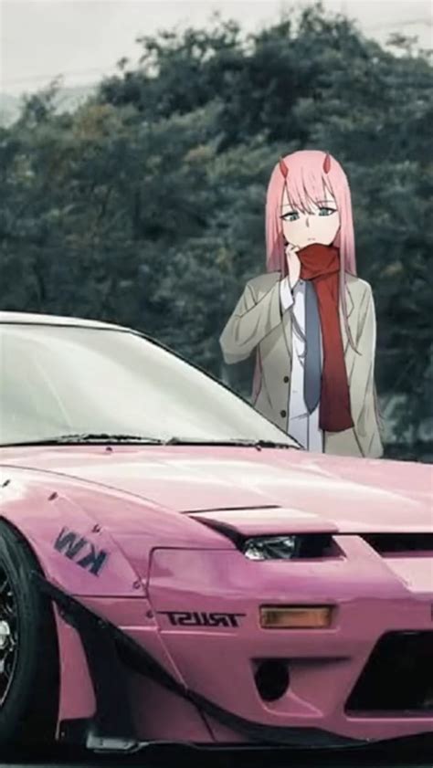 Zero Two Hentai Cars Snk Jdm Anime Girl Car Demon Slayer Supra