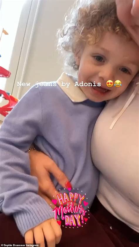 Drake S Son Adonis Two Says Dada In Sweet Mother S Day Clip Shared By Sophie Brussaux