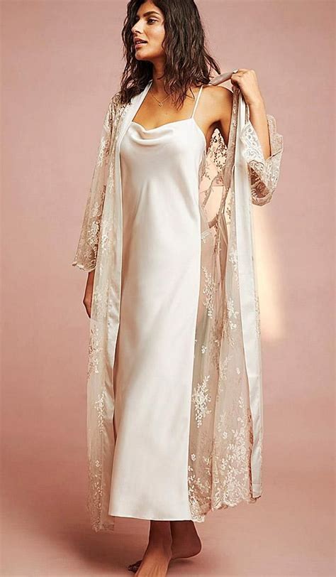 Darling Satin Charmeuse Night Gown Night Gown Dress Bridal Nightgown