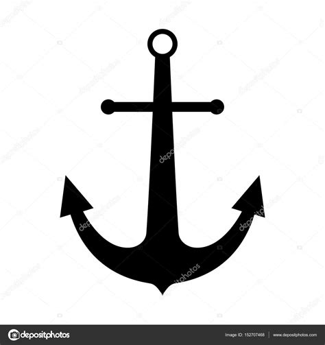 N'attendez pas et enregistrez votre anchor avec nous maintenant. Ancre marine l'icône de couleur noire . — Image ...