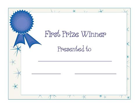 The Glamorous Free Printable Award Certificate Template Free