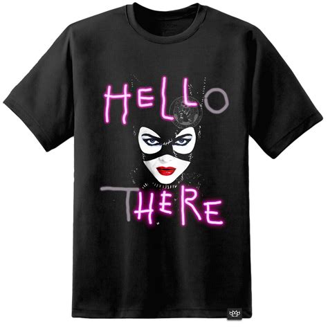 Mens Selina Kyle Catwoman Hell Here T Shirt Sign Batman Returns Joker