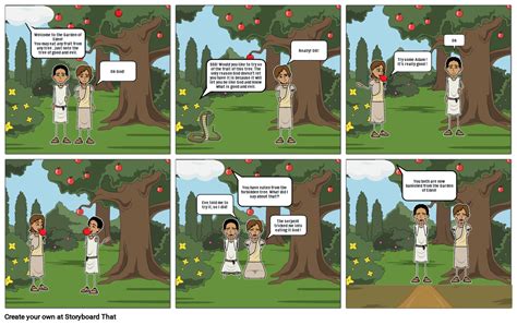 Adam And Eve Storyboard By 7bd71511