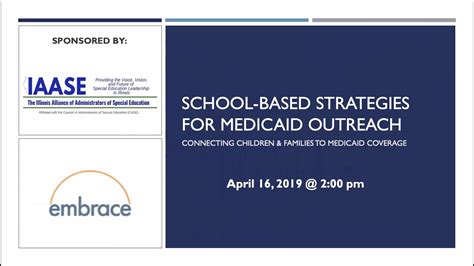 School Based Strategies For Medicaid Outreach