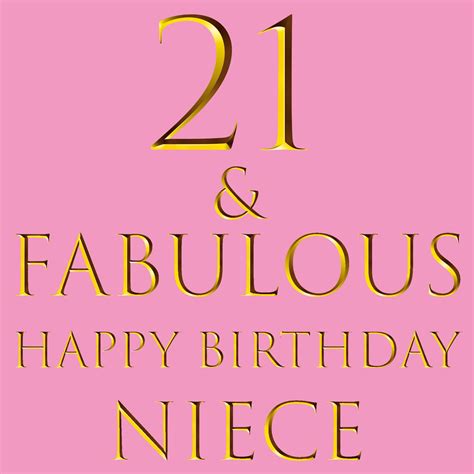 niece 21st birthday card 21 and fabulous etsy uk