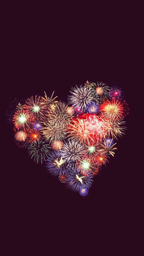 Heart Fireworks Fireworks Love Heart I Love Heart