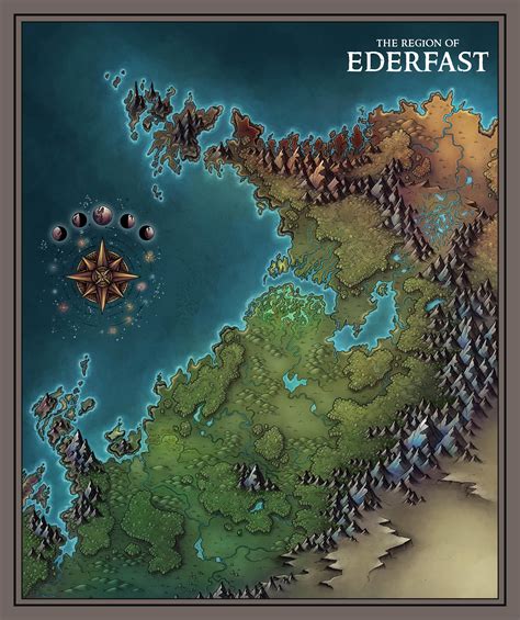 Fantasy World Map Fantasy World Fantasy Map