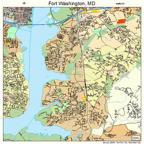 Fort Washington Maryland Street Map 2429525