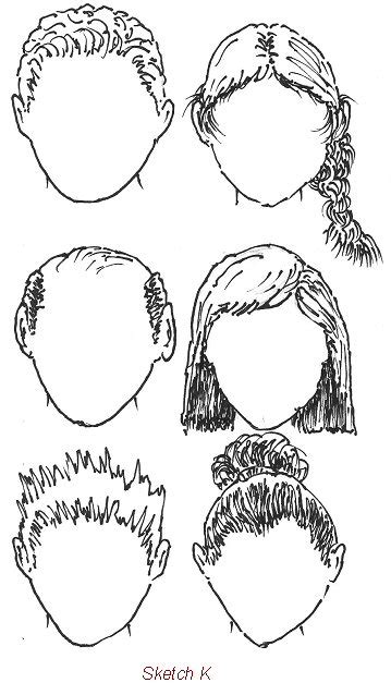 The key to drawing hair is well to not draw the hair. How To Draw Faces