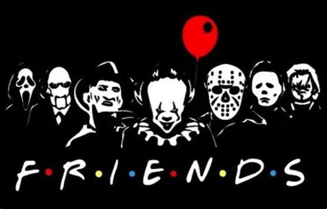 Friends Halloween Svg Jason Freddy Michael Chucky Svg Etsy