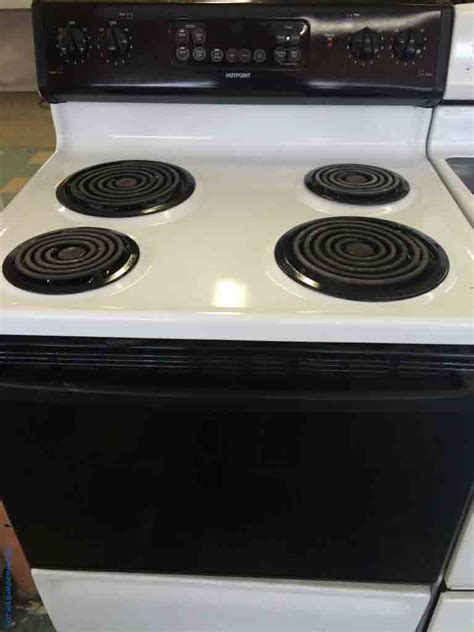 Large Images For 30″ Self Cleaning Stove Electric Hotpoint By Ge 2297