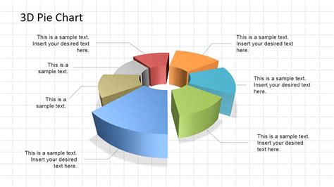 3d Pie Chart Diagram For Powerpoint Slidemodel