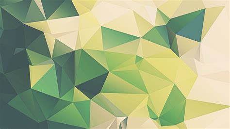 Green Colour Desktop Backgrounds Hd Abstract Geometric Art