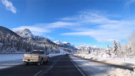 Scenic Drive Through The Rocky Mountains Youtube