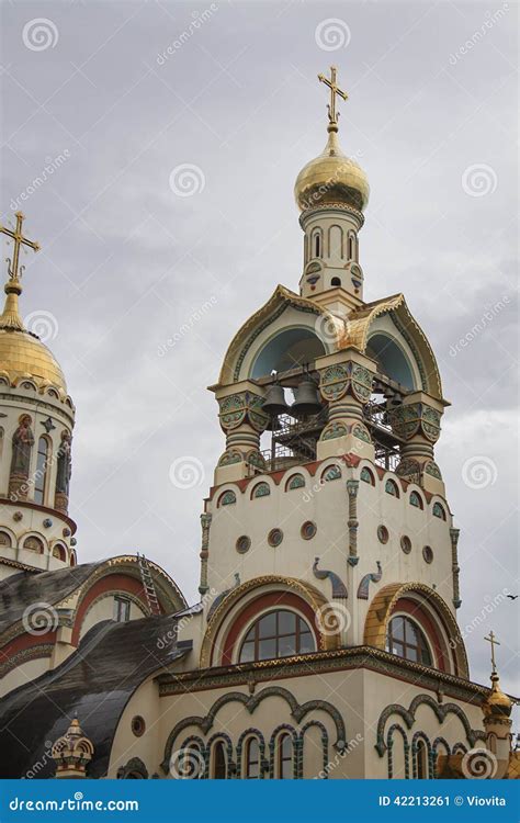 St Vladimir S Cathedral In Sochi Russia Stock Image Image Of Church