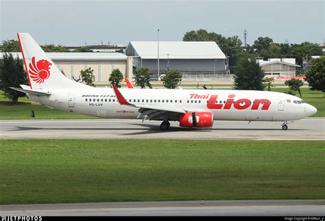 Hs Luv Boeing 737 8gp Thai Lion Air Kittikuny Jetphotos
