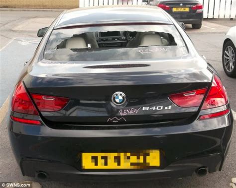 Businessmans Fury After New Bmw Has Window Smashed By Morrisons