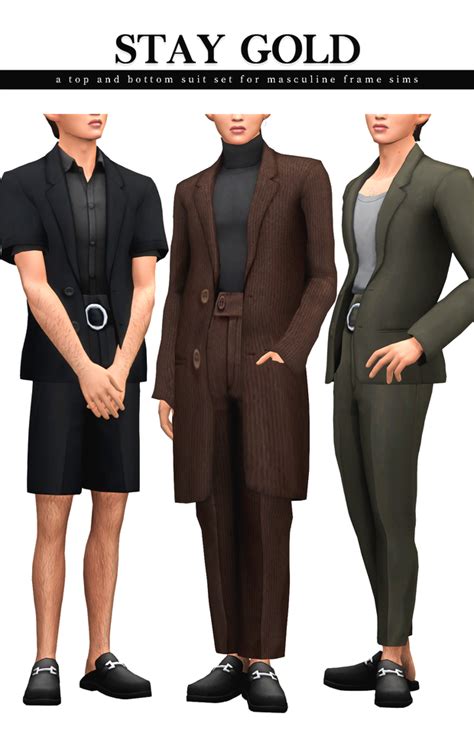 Sims 4 Mm Cc Sims Four Sims 4 Cc Packs Sims 4 Men Clothing Sims 4
