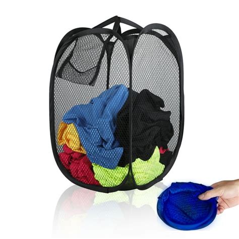 421 Pack Mesh Popup Laundry Hamper Tsv Portable Durable Handles