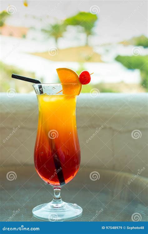 `sex On The Beach` Cocktail Stock Image Image Of Drink Beverage 97548979