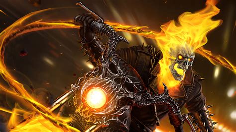 The Ghost Rider Art The Ghost Rider 4k Wallpaper Ghost