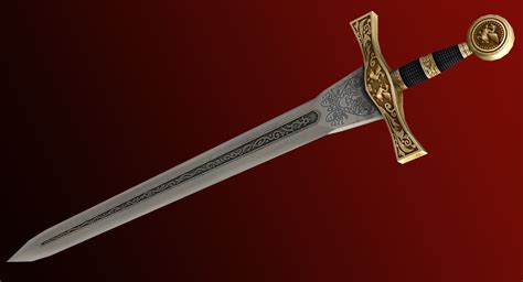 Excalibur sword 3D - TurboSquid 1224345