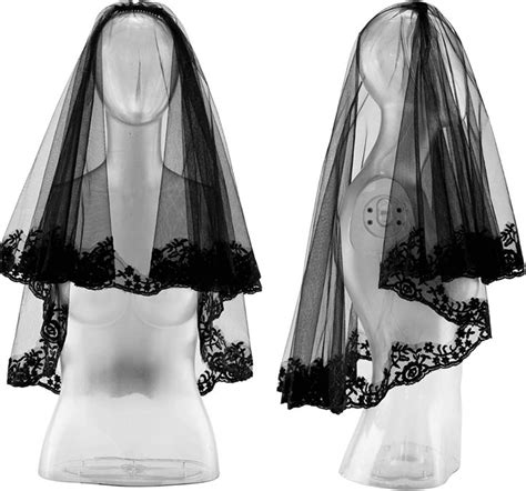 Ayliss Women Mesh Veils Bridal Birdcage Veil Short Wedding Face Veil With Clip Tulle Gothic