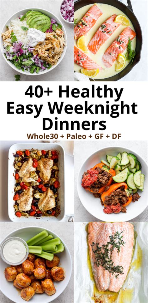 Healthy Easy Weeknight Dinners Easy Weeknight Dinners Healthy