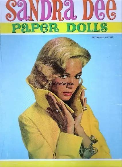 vintage uncut 1959 sandra dee paper doll~8 pages clothes~rare~ 1 reproduction 16 95 picclick