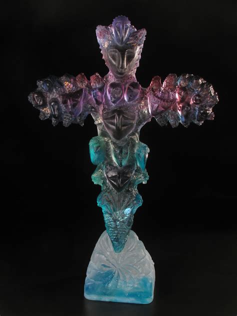 Mark Abildgaard Kiln Cast Glass Sculpture