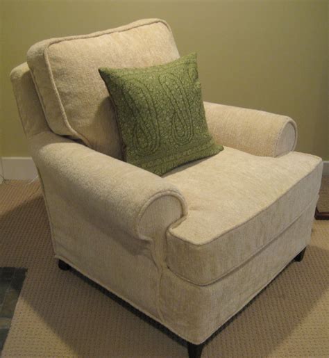 The beauty of today's furniture slipcovers is—at the same time—your fresh, trendy armchair. Custom Slipcovers by Shelley: Club chair