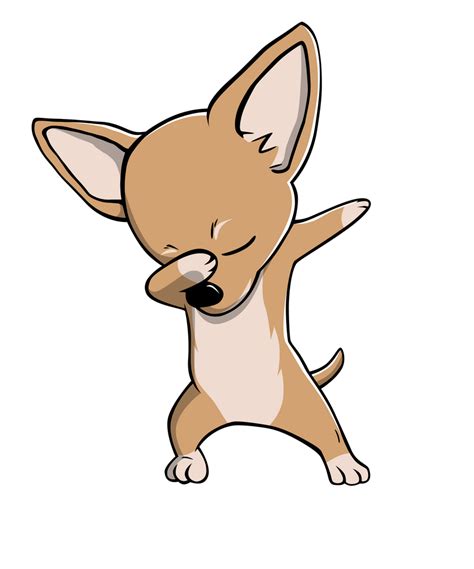 Funny Dabbing Chihuahua Dog Dab Dance Art Print By Barktrends X Small