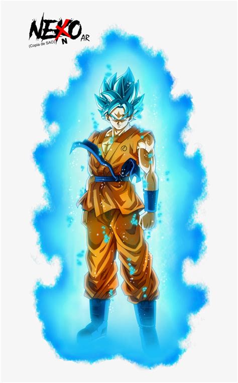 Son Goku Super Saiyan God Super Saiyan Goku Ssj Blue Aura Free