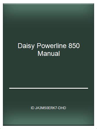 Lib P D F Daisy Powerline Manual Telegraph