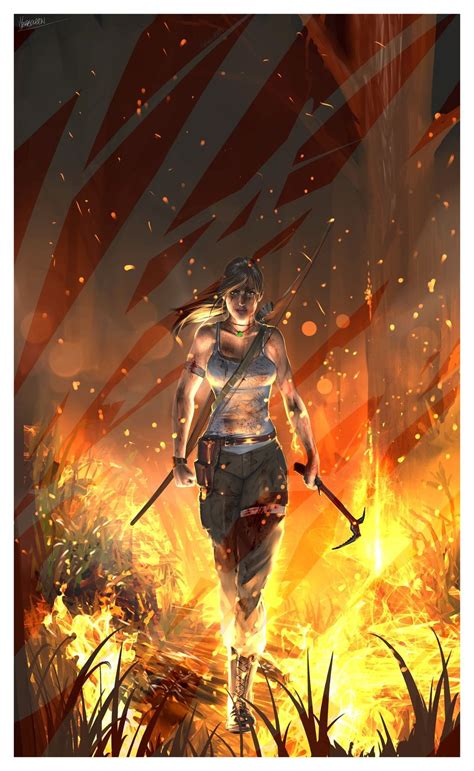 Reborn Trial By Fire V2 By Megaween On Deviantart Tomb Raider Art