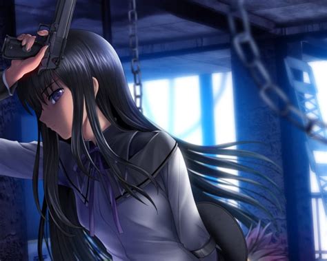 1366x768px 720p Free Download Akemi Homura Homura Akemi Akemi