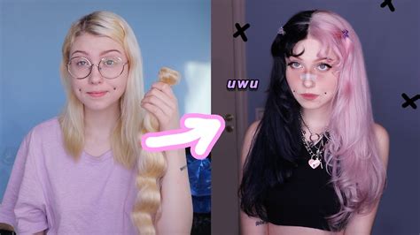 I Made An 18 E Girl Wig Youtube