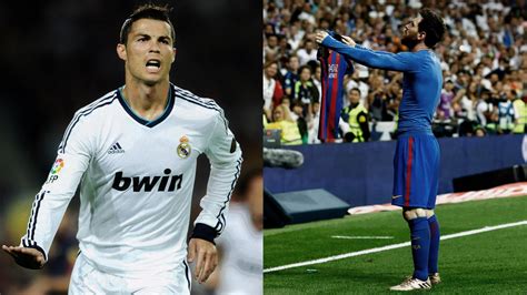 from ronaldo calming camp nou to messi s iconic shirt celebration the most iconic clasico