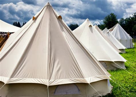 Old Tent Stock Photo Image Of Historical Canvas Festival 64909308