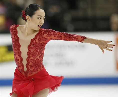 Japans Mao Asada Performs During The Womens Free Program At The Skate
