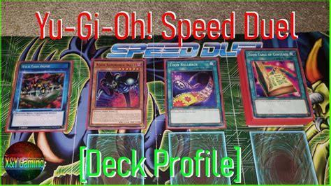 Yu Gi Oh Speed Duel Toon Deck Deck Profile Youtube
