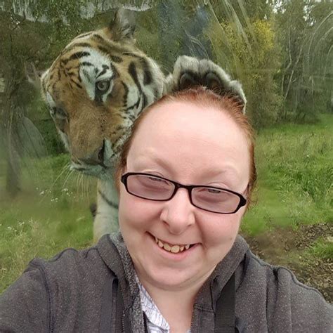 Wildlife Park Visitor Snaps Perfectly Timed Tiger Selfie Bbc News
