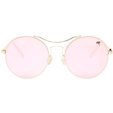 forever21 melt round mirrored sunglasses 14 045 huf liked on polyvore featuring acce… round