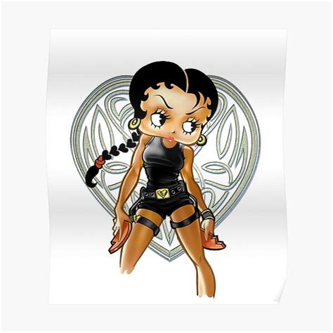 Betty Boop Tomb Raider Dominatrix Poster By Artsy Appeal Redbubble