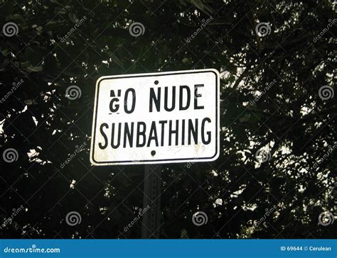 Nude Sunbathing Permitted Sign At Koh Rong Sanloem Island Royalty Free Stock Photography