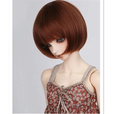 Synthetic Doll Hair High Temperature Wire Wigs Accessories For Dolls